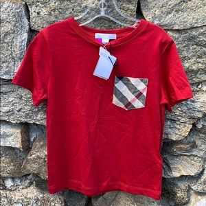 COPY - Boys Burberry Tee shirt new with tags